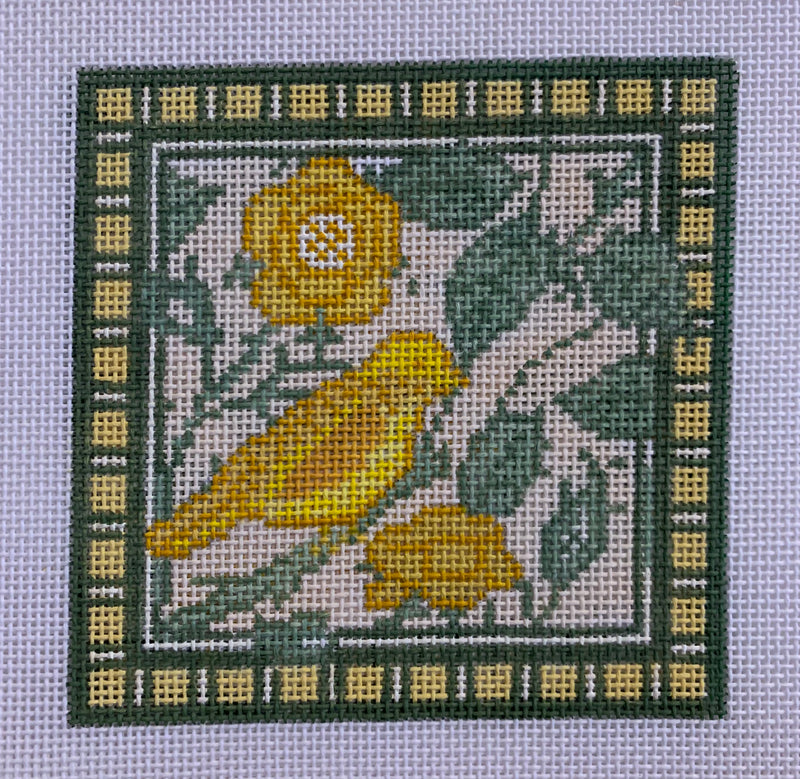 Wm's Yellow Bird Coasters