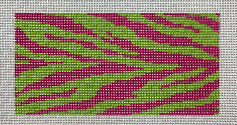 Zebra Stripes - Pink & Green