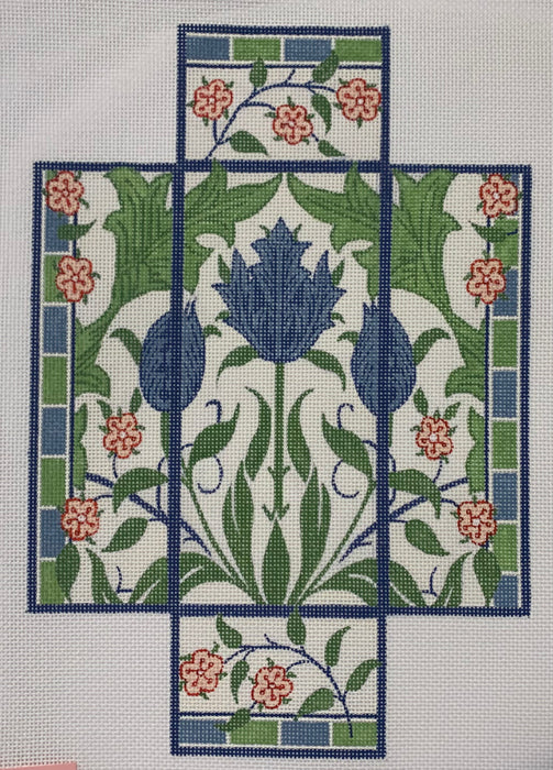 Wm's Blue Tulips Brick Cover (13 mesh)
