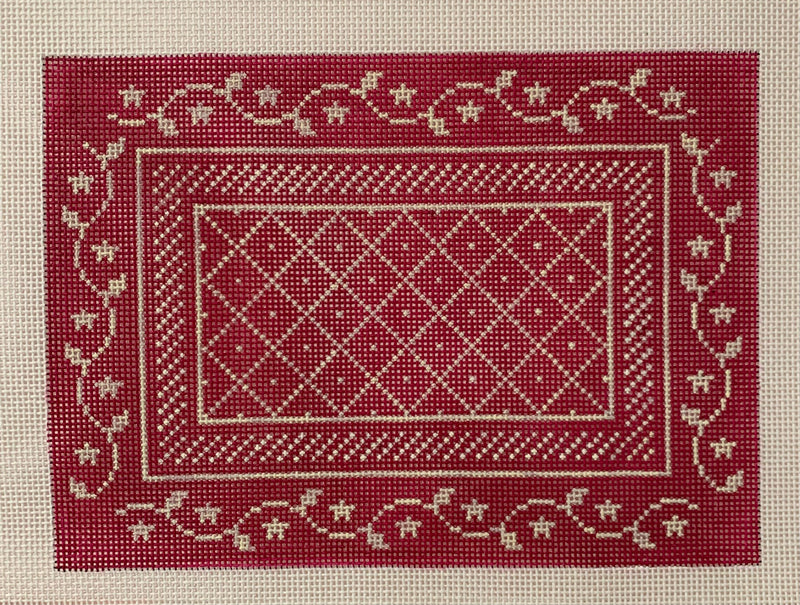 N's Bee Needle Case - Plum and Cream