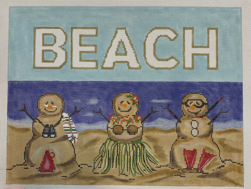 Sandpeople “Beach” Pillow