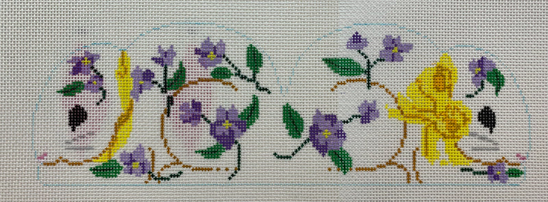 2-Sided Bunny - Violets (18 mesh)