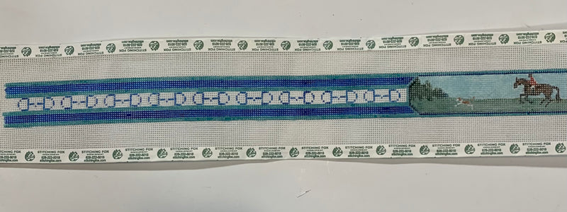 Hunt Scene w/ Horse Bits & Stripes Belt