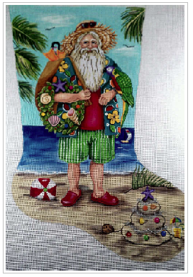 Tropical Vacation Beach Santa