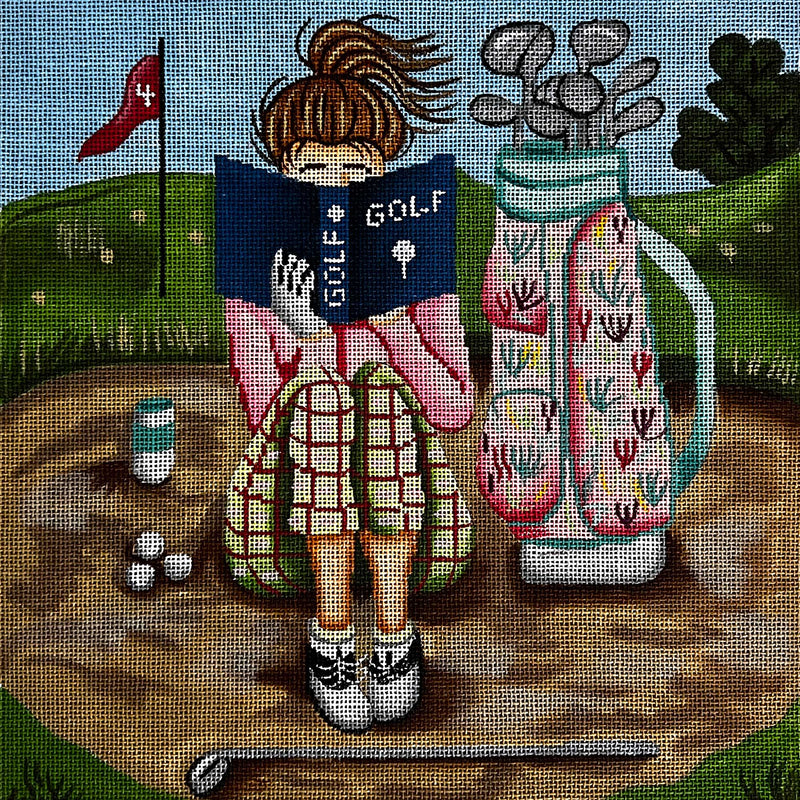 Stitching Girl - Golf