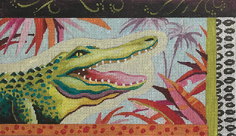 Folkart Gator/Snake Clutch