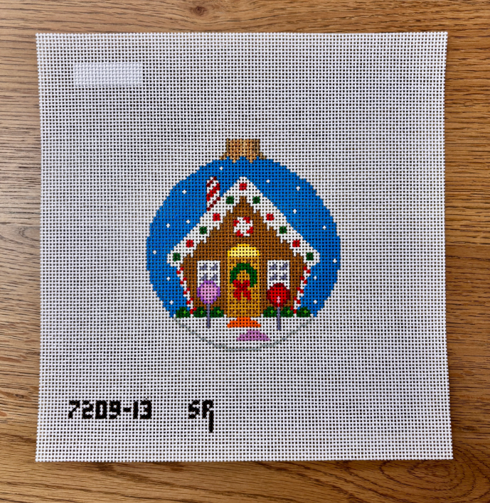 Gingerbread House 4.5" Round - 13 Mesh