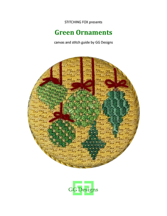 Stitch Guide for Green Ornaments