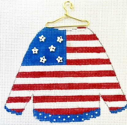 Sweater - Flag with stitchguide
