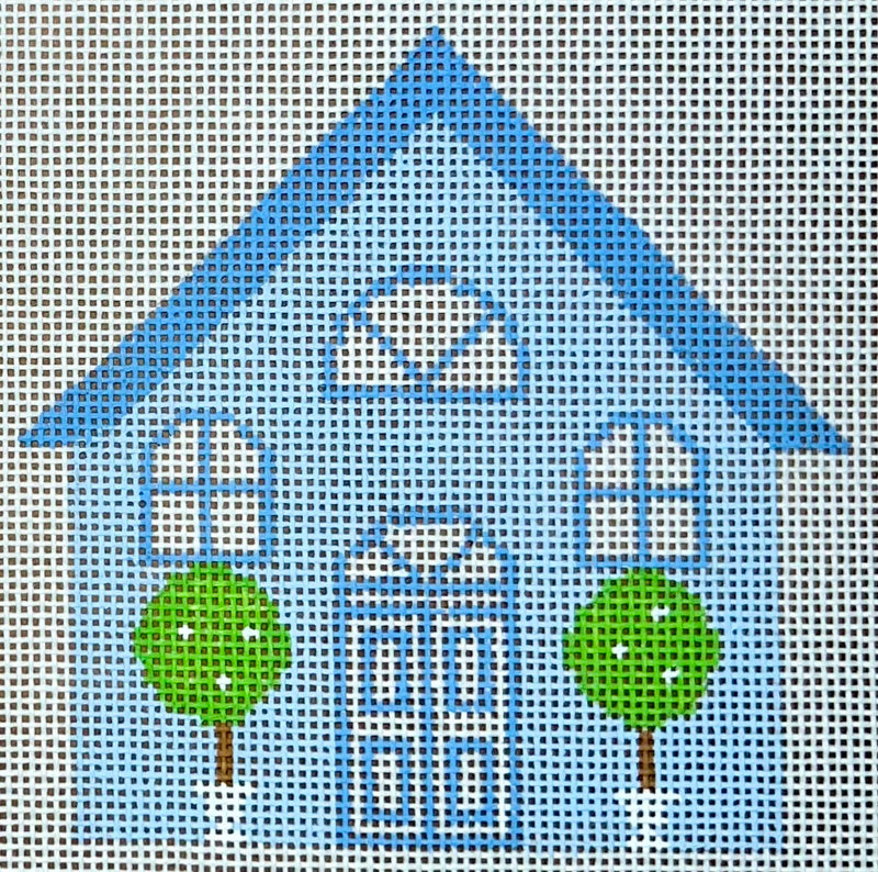 Cottage - Blue & White