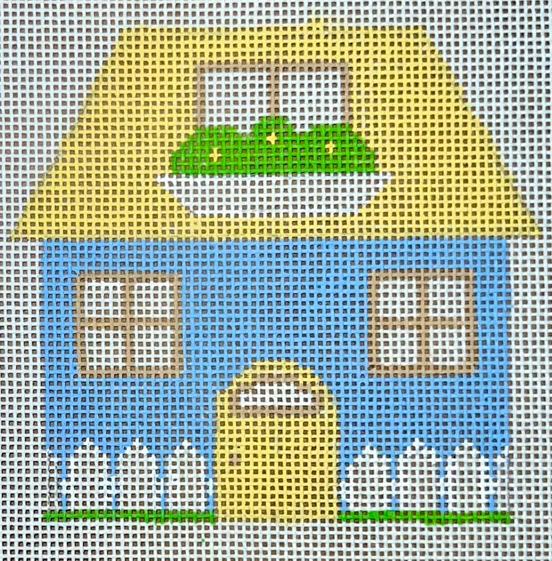 Cottage - Blue & Yellow