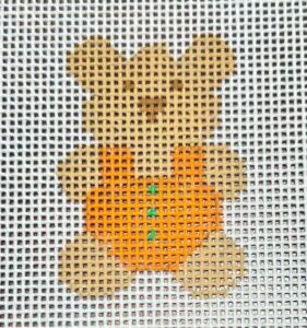 Mini Teddy Bear - Orange
