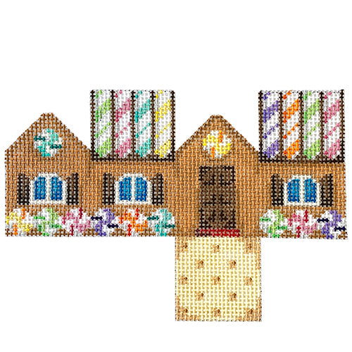 Pastel Cane Roof Mini Cottage
