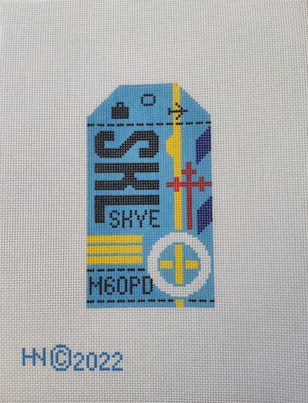 Retro Travel Tag · Skye