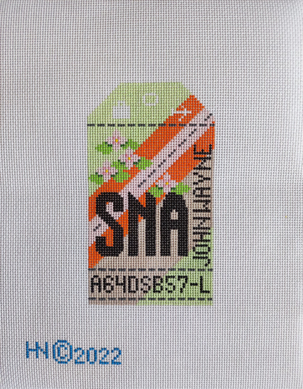 Retro Travel Tag · Orange County