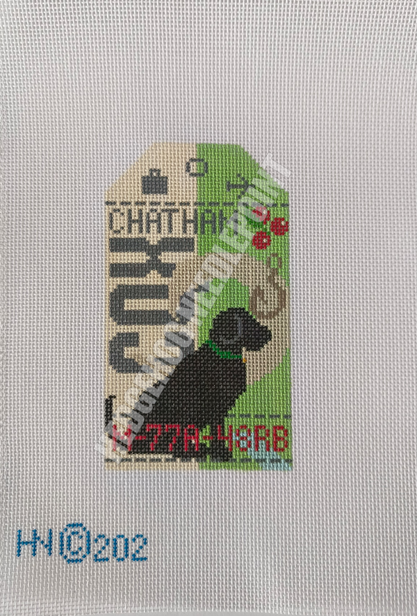 Retro Travel Tag · Chatham