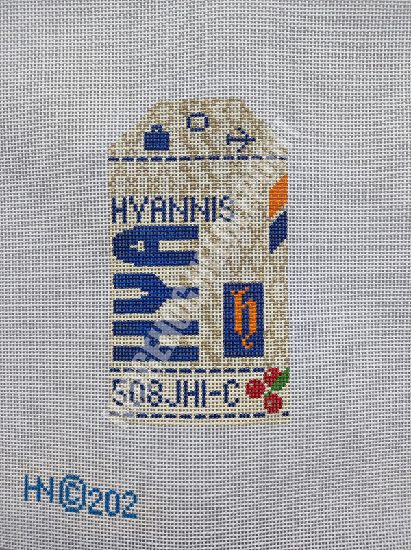Retro Travel Tag · Hyannis