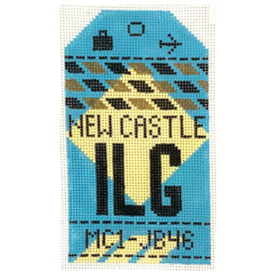 Retro Travel Tag · New Castle / Wilmington