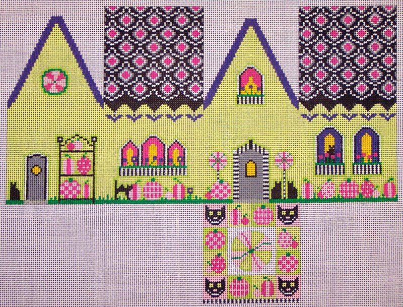 Pink Pumpkin Witch Cottage - Large