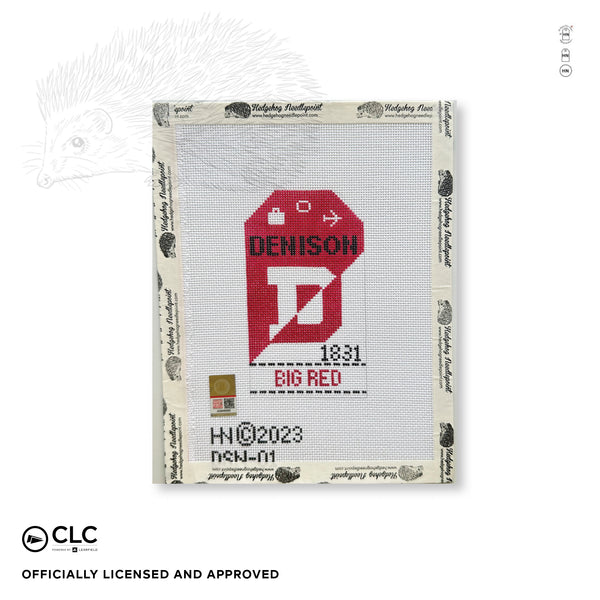 Retro Travel Tag · Denison University