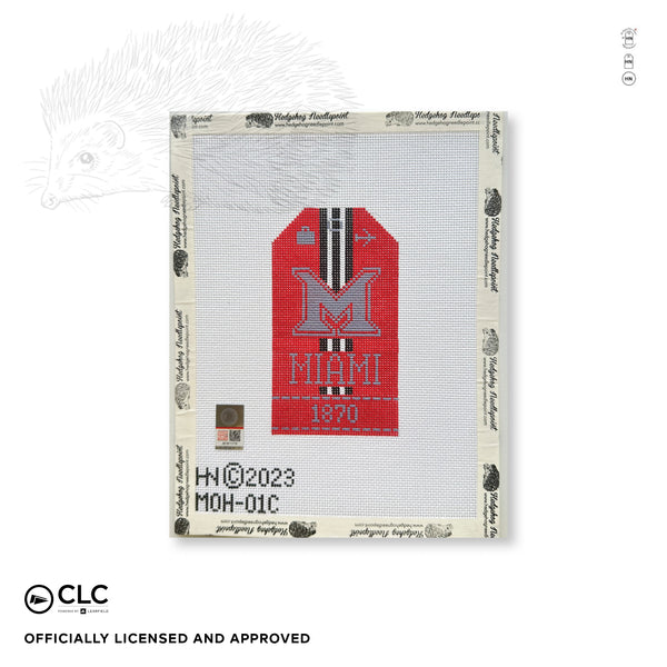 Retro Travel Tag · Miami University