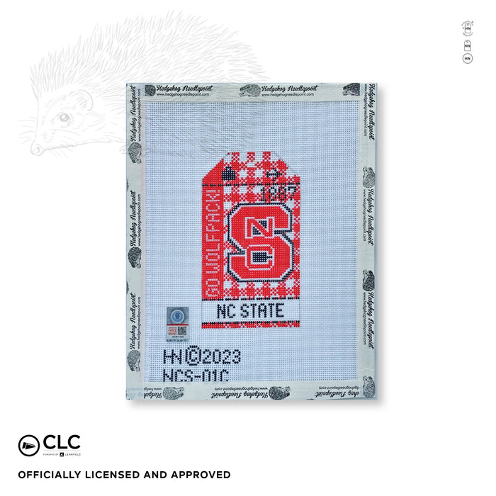 Retro Travel Tag · NC State