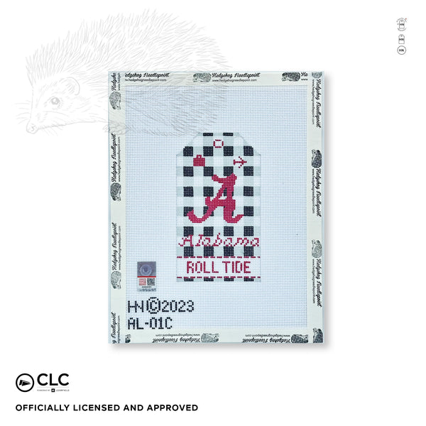 Retro Travel Tag · University of Alabama