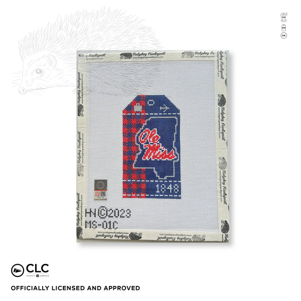 Retro Travel Tag · University of Mississippi