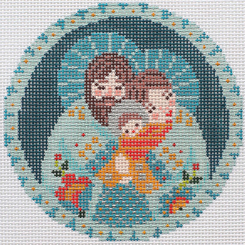 Abigail Cecile · The Holy Family In Teal