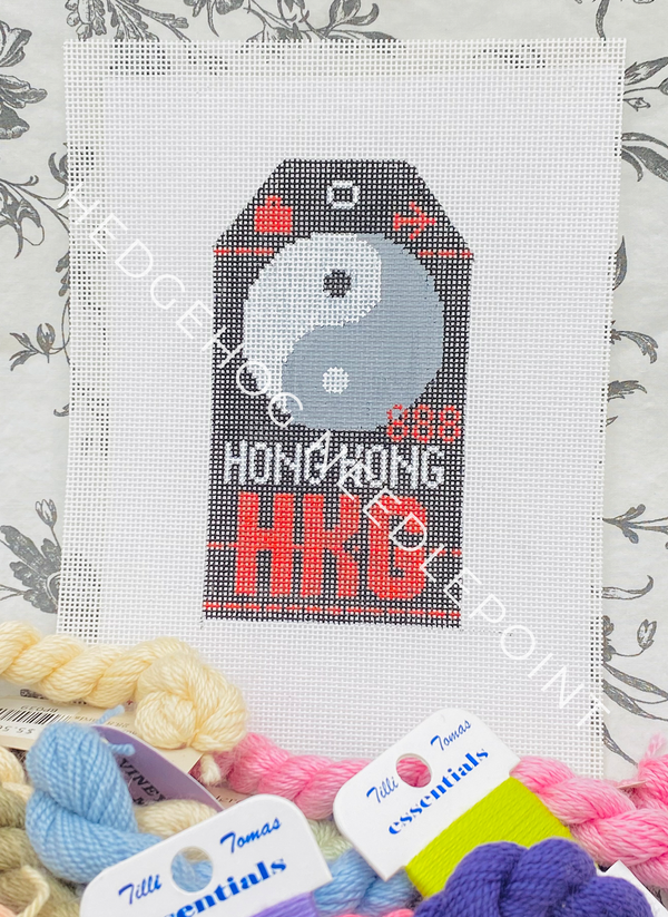 Retro Travel Tag · Hong Kong