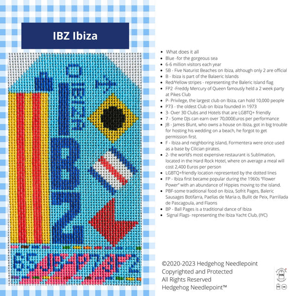Retro Travel Tag · Ibiza