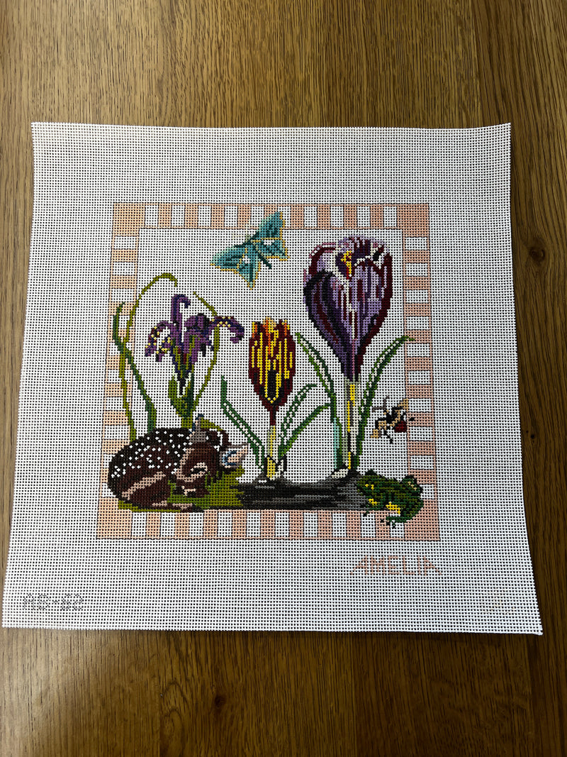 Amelia Bond ·  Spring Flower Pillow