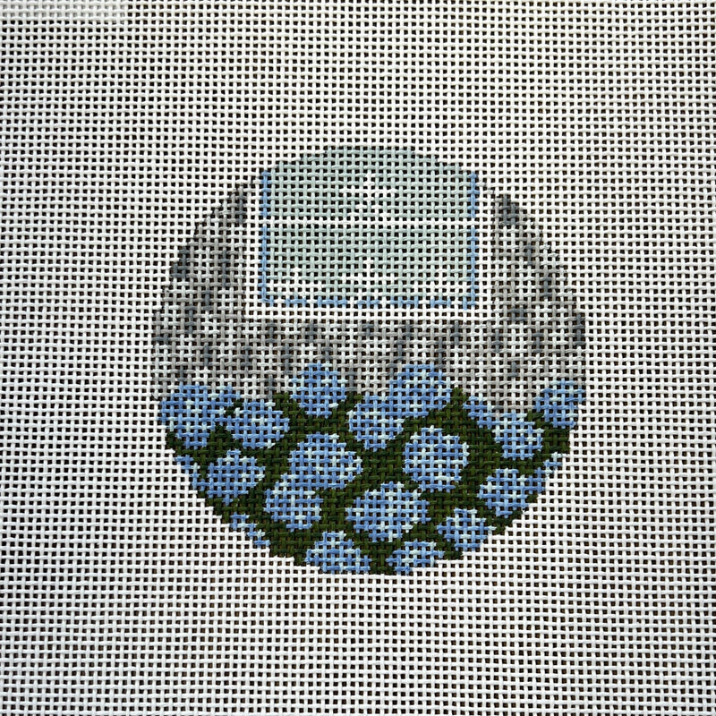 Maddie Sweet ·  Shingles and Stars Round Blue