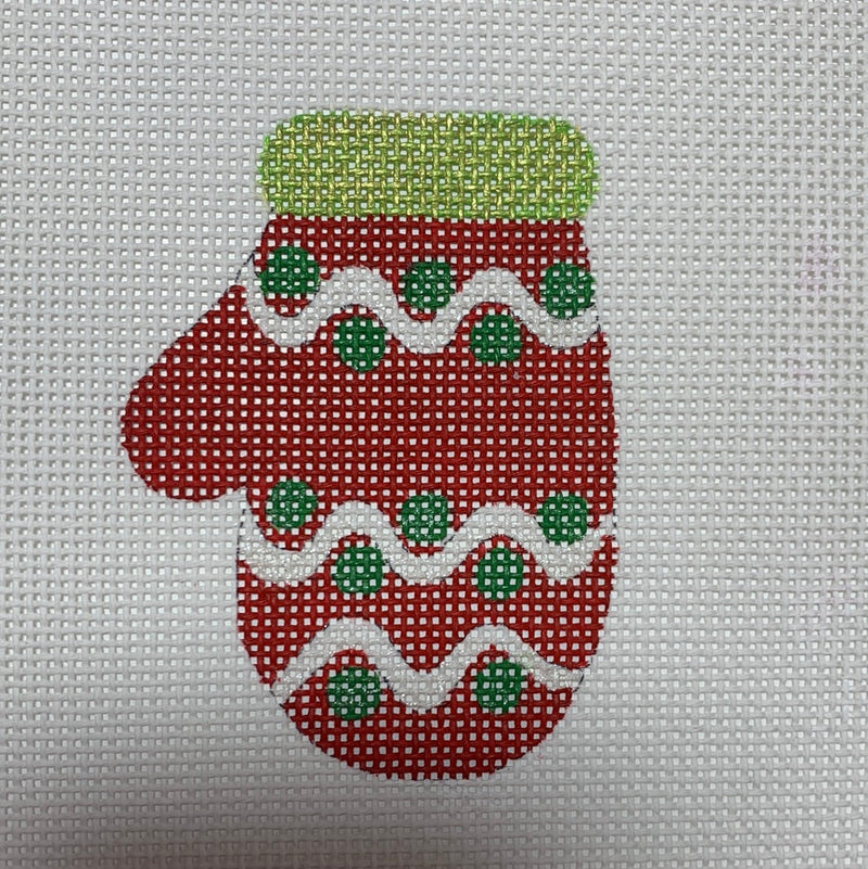 Mitten - Waves & Polka Dots