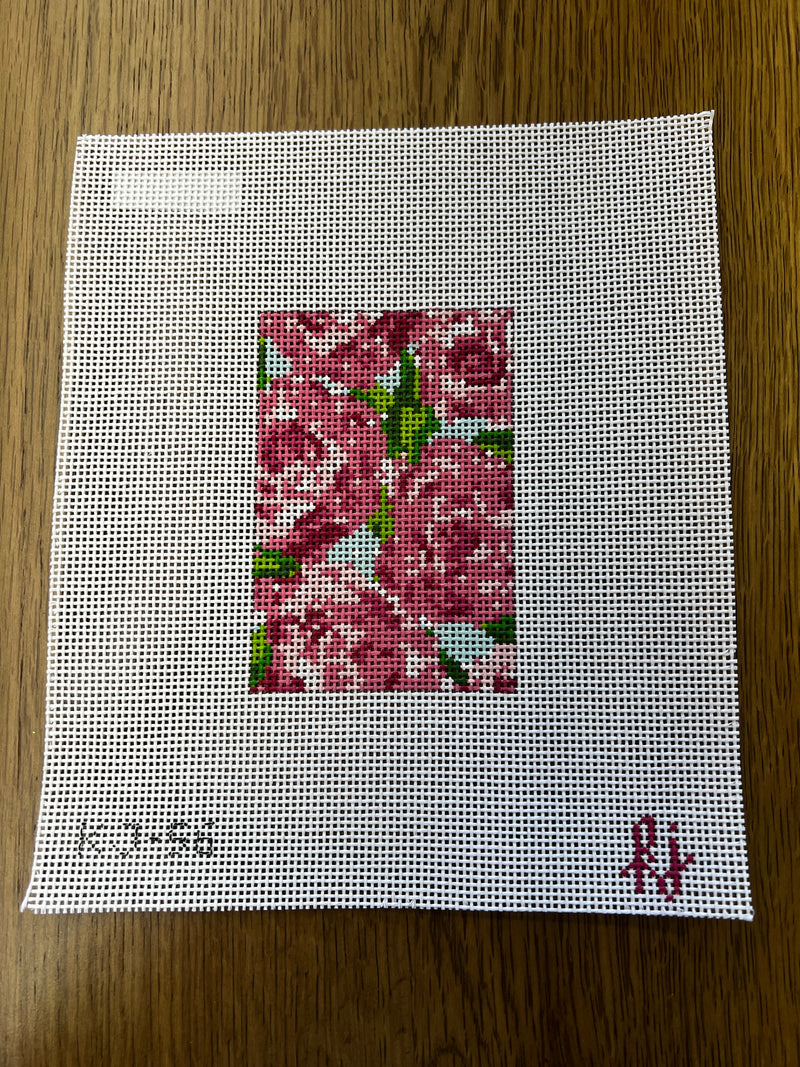 Krissy Johnson ·  Roses on Teal Passport Insert