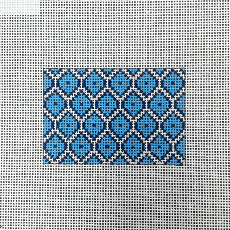 Amelia Bond ·  Blue Fish Scale Luggage Tag