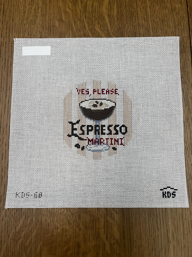 Kirkland Design ·  Happier Hour Coaster-Espresso Martini