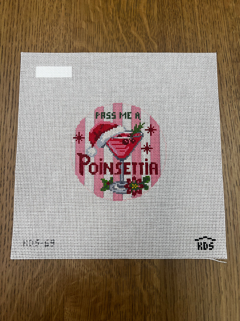 Kirkland Design ·  Happier Hour Coaster-Poinsetta