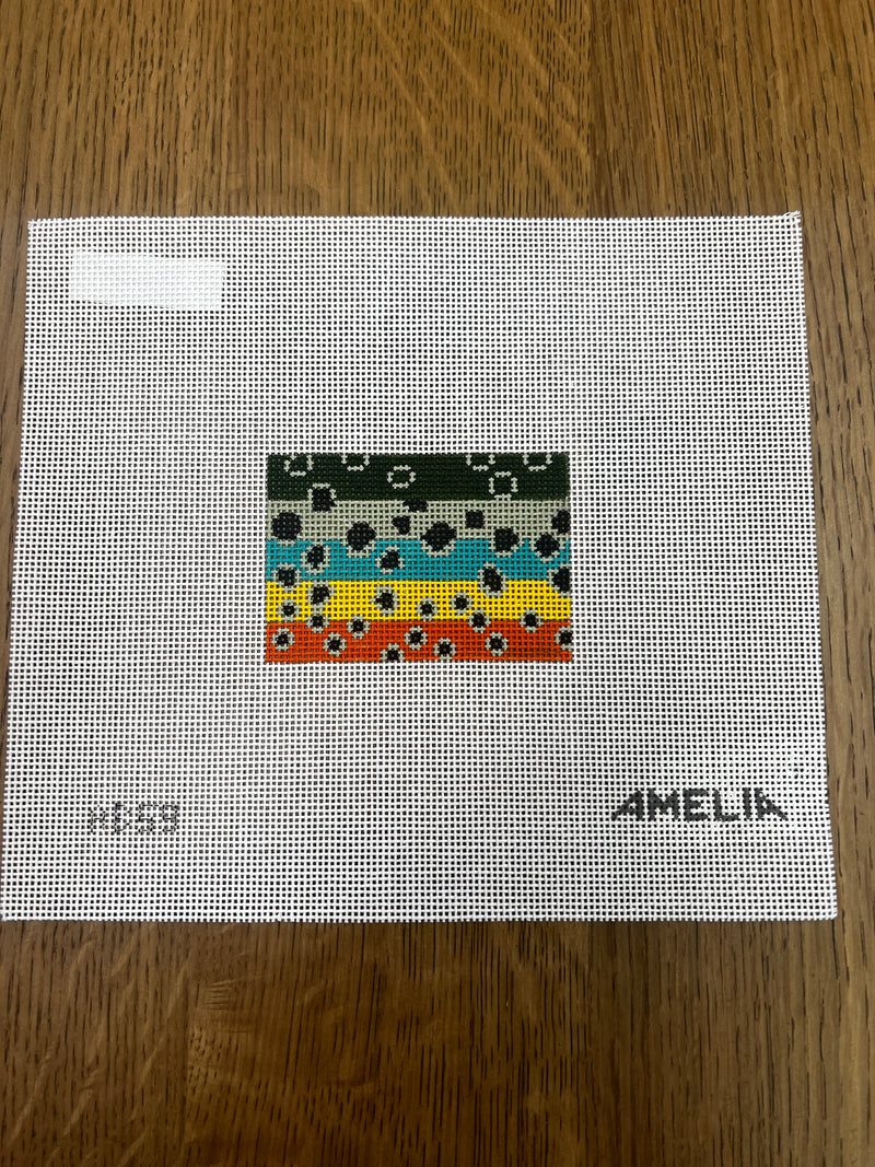 Amelia Bond ·  Brown Trout Luggage Tag