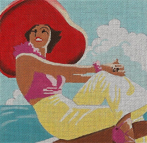 Lady In Red Hat-People