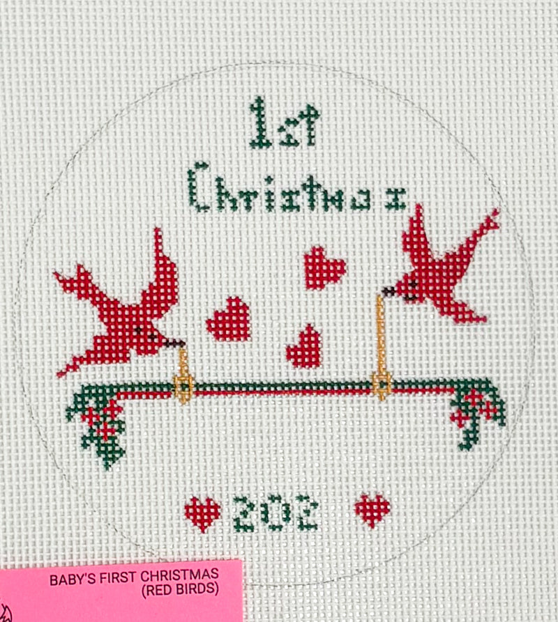 Baby's First Christmas (Red Birds)