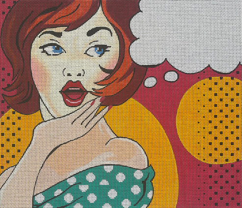 Lady With Text Bubble