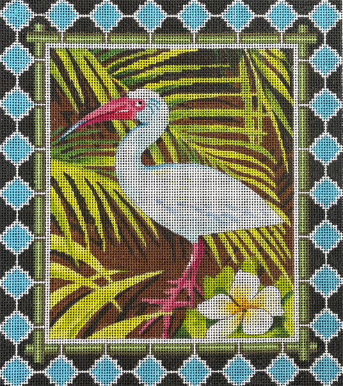 Island Bird W Border