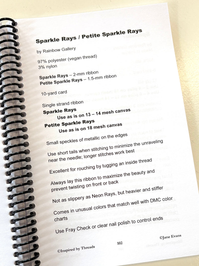 Inspired by Threads - book by Jane Evans