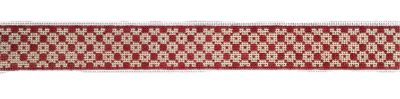 Red & Ivory Diamond Gusset for Small Stars