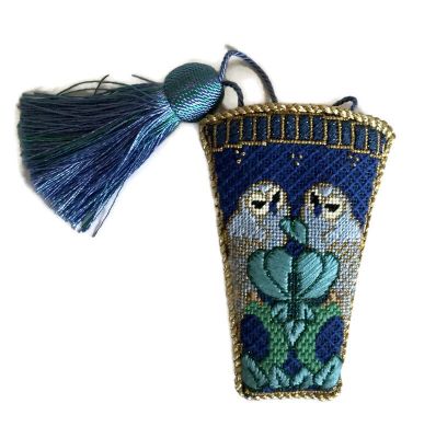 Blue Owls Scissor Case