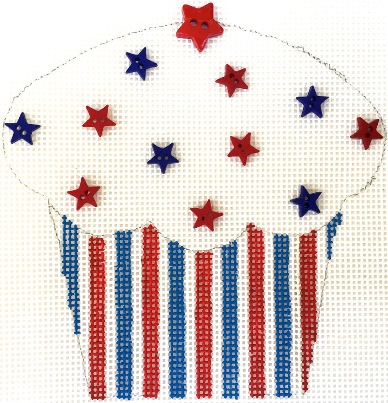 Cupcake Patriotic Stars