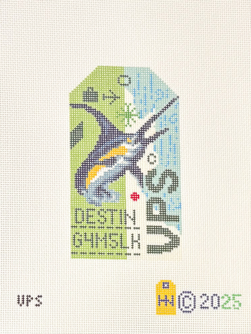 Retro Travel Tag · DESTIN