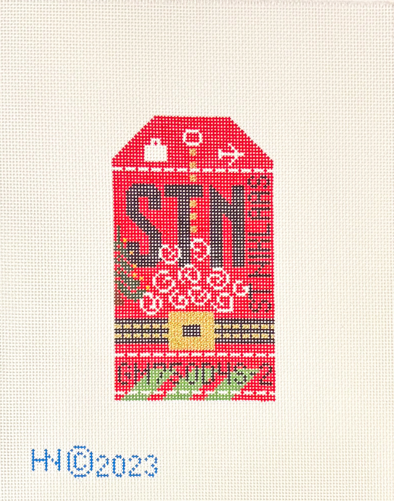 Retro Travel Tag · SAINT NIKLAAS