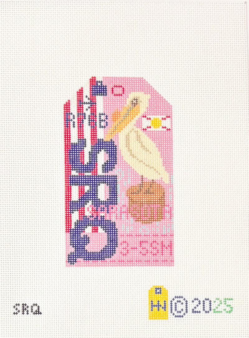 Retro Travel Tag · Sarasota